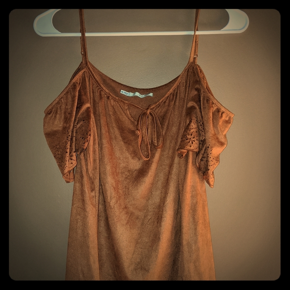 Maurice's Faux Suede Blouse